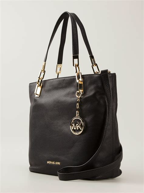 michael kors black dr bag|michael kors large black bag.